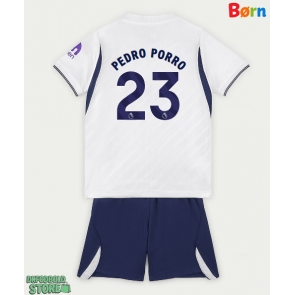 Tottenham Hotspur Pedro Porro #23 Replika Babytøj Hjemmebanesæt Børn 2026-27 Kortærmet (+ Korte bukser)